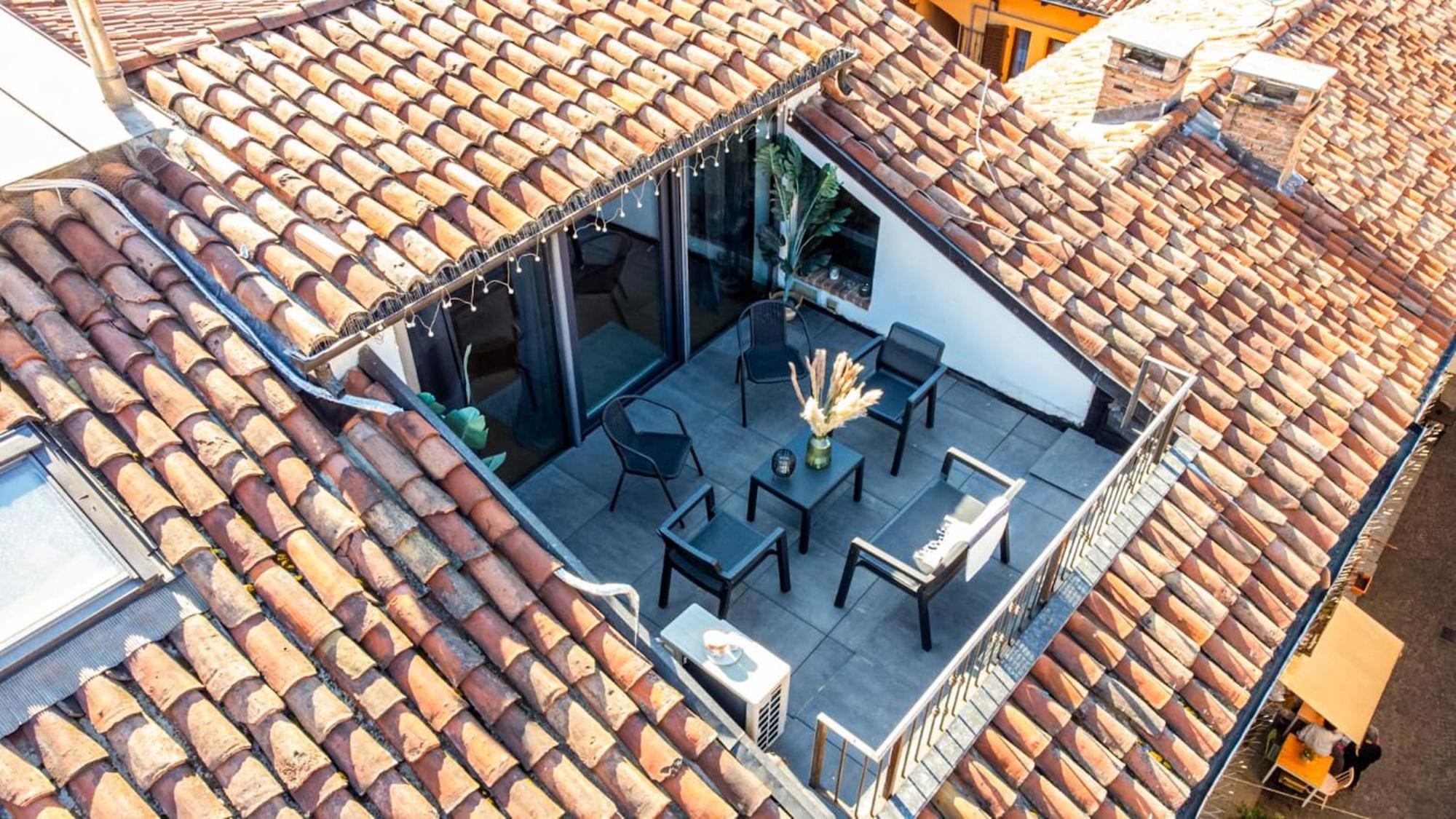 Centro Storico-Dimora Con Terrazza- Wi-Fi E Ac Apartment Асти Екстериор снимка